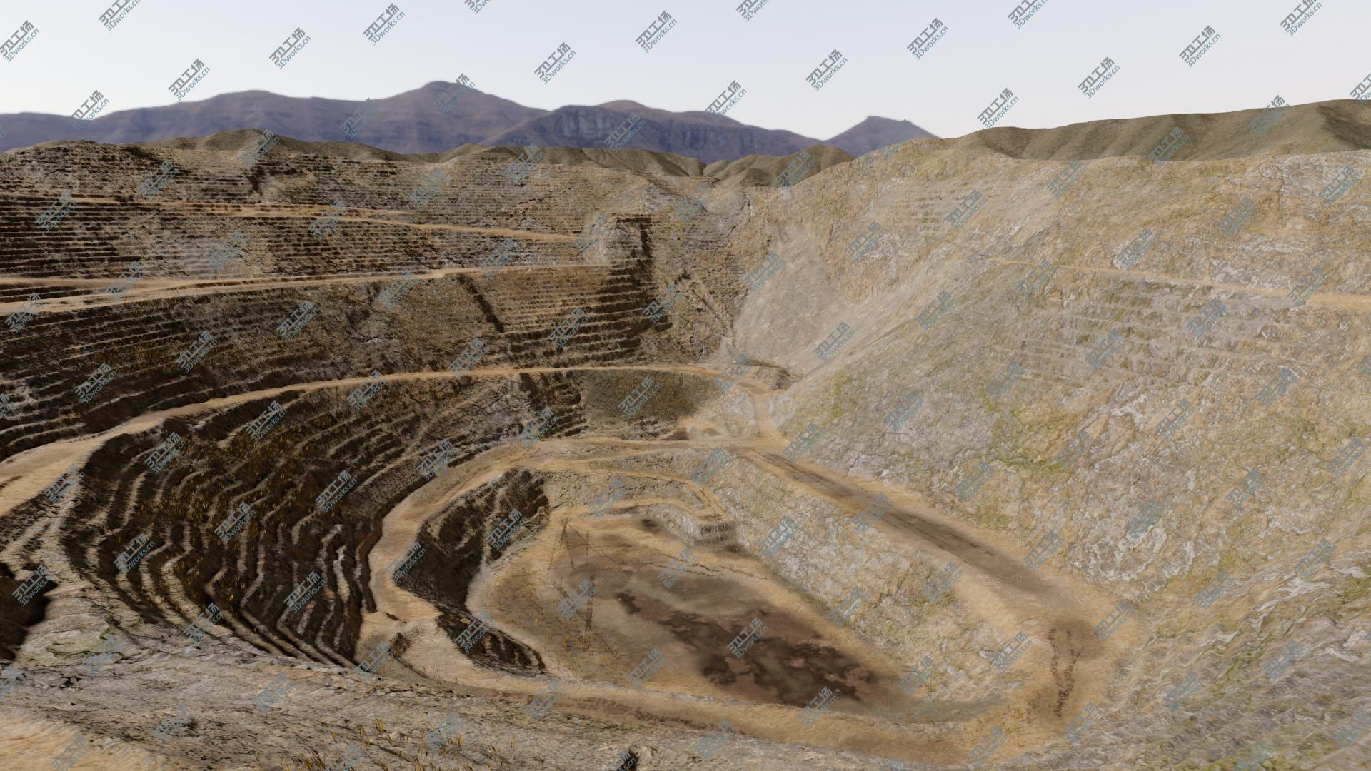 images/goods_img/20210313/Photorealistic Open Cast Mine 8K Scene Terrain 3D model/3.jpg
